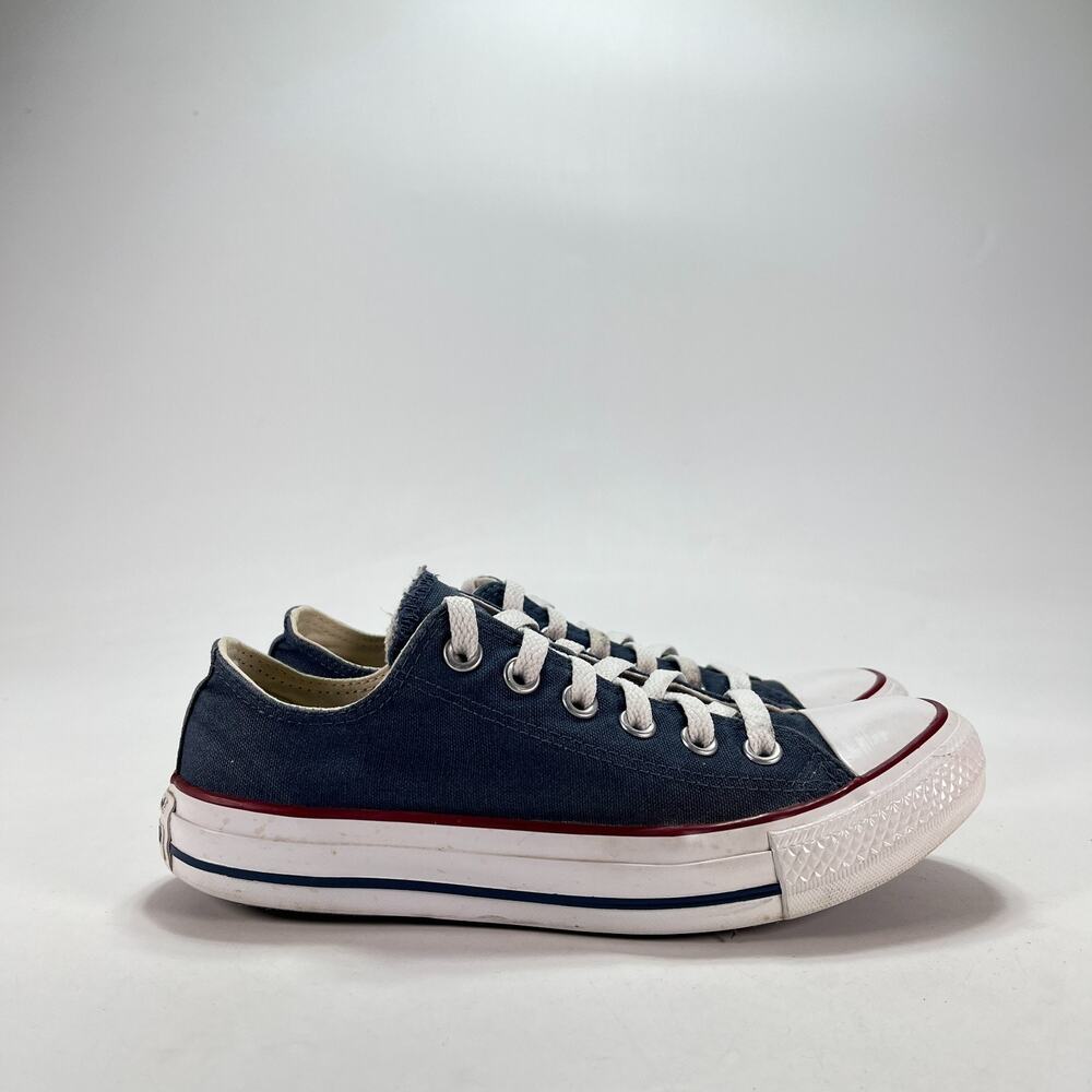 Converse Chuck Taylor All Star Ox Navy Blue White Shoes 145333F Women's Size 7